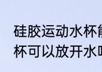硅胶运动水杯能放开水吗 硅胶运动水杯可以放开水吗