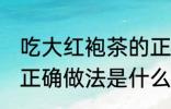吃大红袍茶的正确做法 吃大红袍茶的正确做法是什么