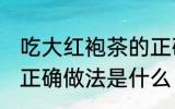 吃大红袍茶的正确做法 吃大红袍茶的正确做法是什么
