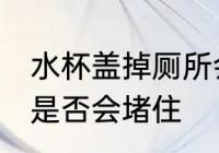 水杯盖掉厕所会堵住吗 水杯盖掉厕所是否会堵住